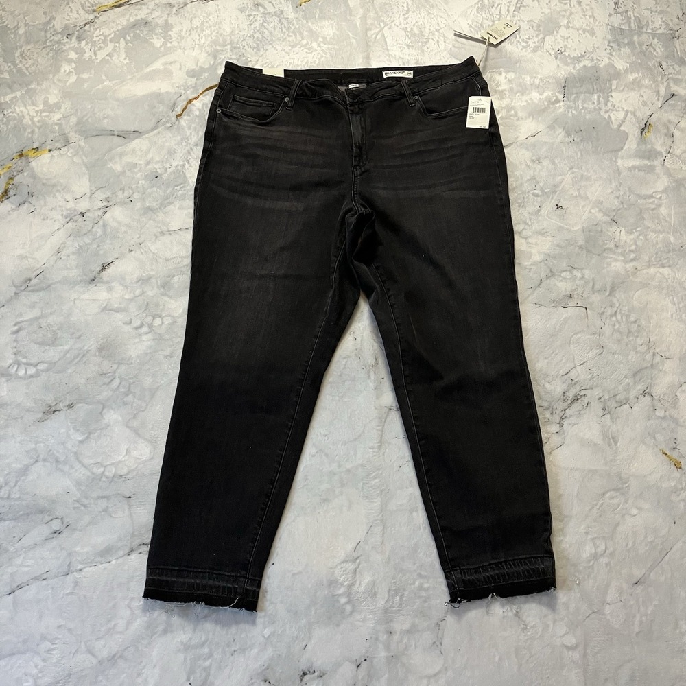 Blank NYC Jeans Womens Size 22W The Bond Gray Organic Cotton High Rise